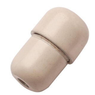 Cord connector, Cream finish