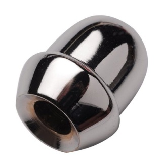 Metal acorn, Chrome