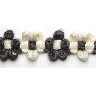 Jive applique braid, Black