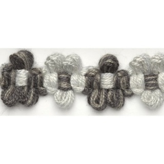 Jive applique braid, Grey