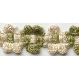 Jive applique braid, Green