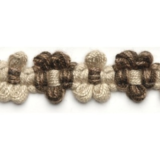 Jive applique braid, Brown