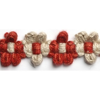 Jive applique braid, Red