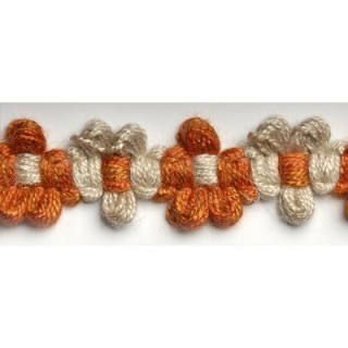 Jive applique braid, Orange