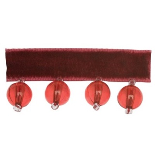 Small Bead trim, Rose