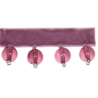 Small Bead trim, Amethyst