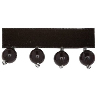 Small Bead trim, Black