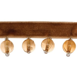 Small Bead trim, Apricot