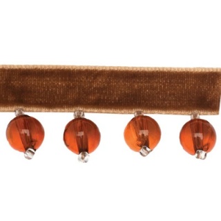 Small Bead trim, Amber