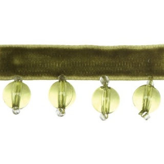 Small Bead trim, Green