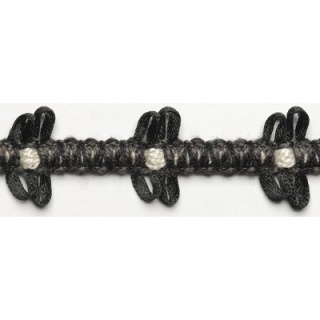 Jive ribbon braid, Black