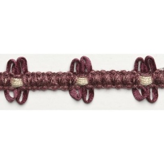 Jive ribbon braid, Aubergine