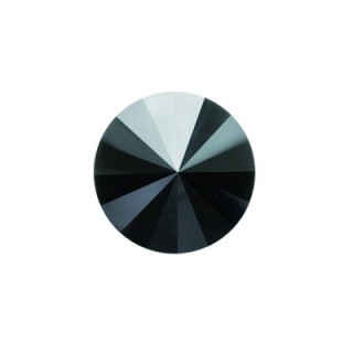 Swarovski Black Button, 18mm diameter