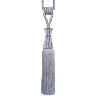 Pinot tieback with cut glass head, Silver Grey