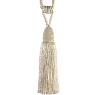 Jive 2 single tassel tieback, Cream