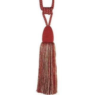 Jive 2 single tassel tieback, Red