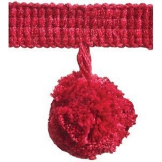 Trends pompom fringe, Ruby