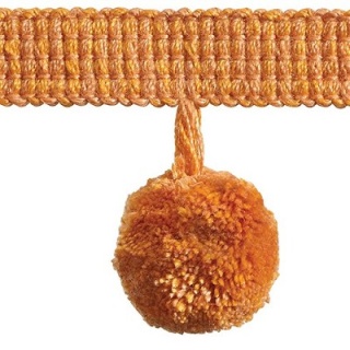 Trends pompom fringe, Orange