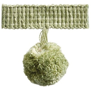 Trends pompom fringe, Lime Green