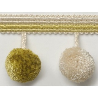 Jive pompom braid, Lime