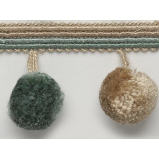 Jive pompom braid, Aqua