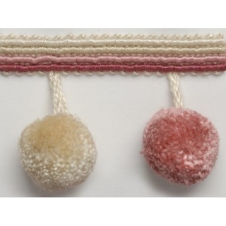 Jive pompom braid, Pink