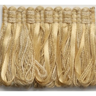 Ribbon ruche fringe, Gold