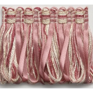 Ribbon ruche fringe, Pink