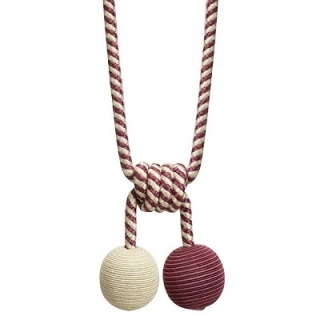 Jive Ball tieback, Aubergine