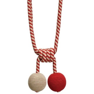 Jive Ball tieback, Red