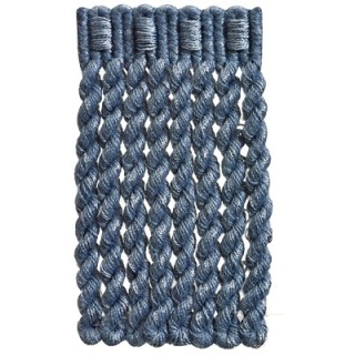 Trends bullion fringe, Indigo