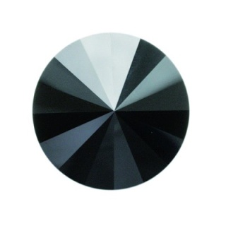 Swarovski Black Button, 27mm diameter