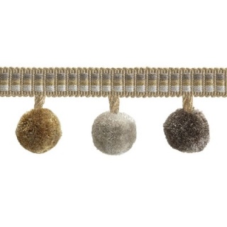 Highland pompom trim, Gold