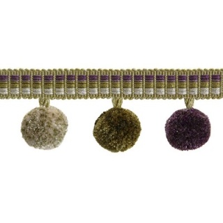 Highland pompom trim, Bramble