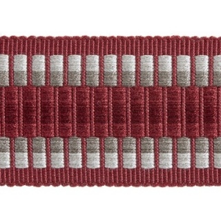 Highland wide braid, Ruby