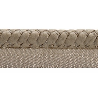 Highland faux leather flanged cord, Biscuit