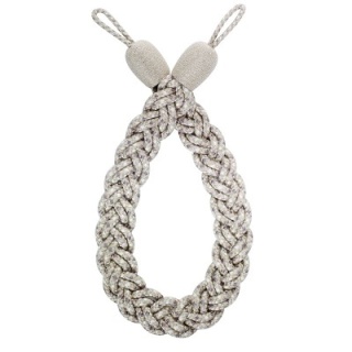 Highland plaited rope tieback, Natural