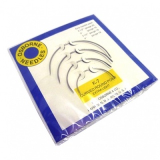 Osborne curved round point extra fine needles