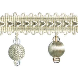 Verona ball fringe, Pearl