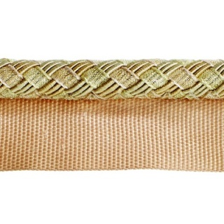 Verona flanged cord, Soft Gold