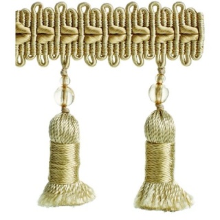 Verona tassel fringe, Soft Gold