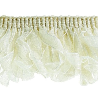 Verona ribbon ruche, Pearl