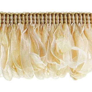 Verona ribbon ruche, Soft Gold