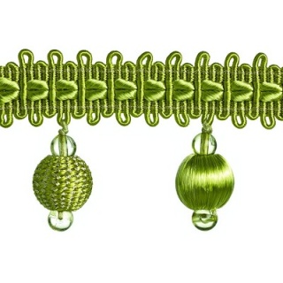 Verona ball fringe, Lime Green