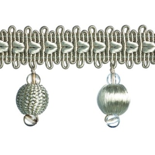 Verona ball fringe, Platinum