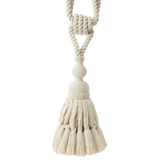 Naturals Collection large tieback, Cream