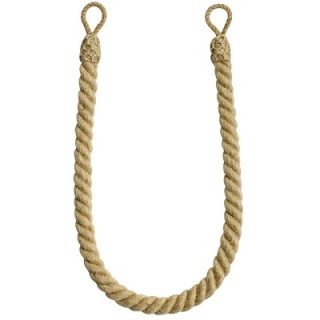 Naturals Collection rope tieback, Jute