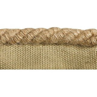 Natural Collection flanged cord, Jute
