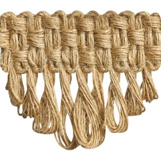 Naturals Collection fan edge braid, Jute