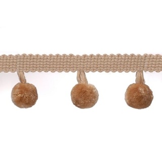 Supernova pompom fringe, Light Brown